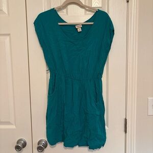 Mossimo Supply Co. Teal Mini Dress